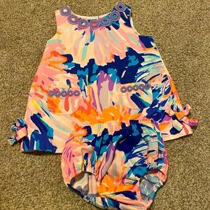 Lilly Pulitzer dress with bloomers size 6-12 months